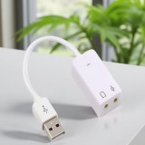 LANBERG Külső USB hankártya adapter mikrofon és hangszóró csatlakoztatásához