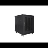 LANBERG Lanbert 19" Álló rack szekrény 15U 600x800mm - Fekete (FF01-6815-23B)