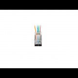 Lanberg Pass-Trough RJ-45 csatlakozó FTP CAT5e kábelhez (100db) (PLS-5000EZ)