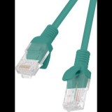 Lanberg Patchcord RJ45 CAT5e UTP kábel 0.25m zöld (PCU5-10CC-0025-G) (PCU5-10CC-0025-G)