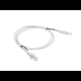 Lanberg Patchcord RJ45 CAT5e UTP kábel 1m szürke (PCU5-10CC-0100-S) (PCU5-10CC-0100-S)