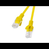 Lanberg Patchcord RJ45 CAT6 UTP kábel 10m sárga (PCU6-10CC-1000-Y) (PCU6-10CC-1000-Y)