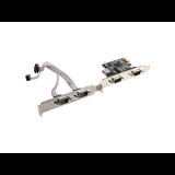 Lanberg PCI-E 4x COM vezérlő (PCE-DB9-004)
