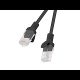 Lanberg PCU6-10CC-0300-BK UTP CAT6 Patch kábel 3m Fekete (PCU6-10CC-0300-BK)