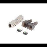 Lanberg PL2SA-6000TL FTP CAT6a Szerszám nélkül szerelhető toldó (PL2SA-6000TL)