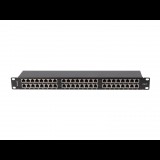 Lanberg PPS5-1048-B 19" Patch panel - 48 port (PPS5-1048-B)