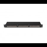 Lanberg PPSA-1024-B 19" Patch panel - 24 port (PPSA-1024-B)