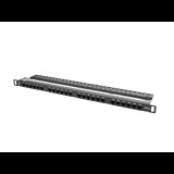 Lanberg PPU5-0024-B 19" Patch panel - 24 port (PPU5-0024-B)