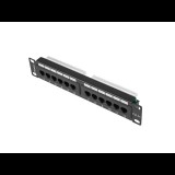 Lanberg PPU5-9012-B 10" Patch panel - 12 port (PPU5-9012-B)