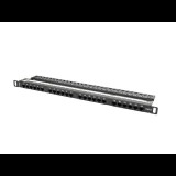 Lanberg PPU6-0024-B 19" Patch panel - 24 port (PPU6-0024-B)