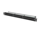 Lanberg PPU6-1048-B 19 1U Cat.6 UTP 48port árnyékolatlan fekete patch panel