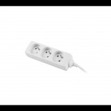 Lanberg PS0-03E-0300-W 3-as elosztó 3m (PS0-03E-0300-W)