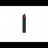 Lanberg PS1-05E-0300-BK túlfeszültség védő - elosztó (PS1-05E-0300-BK)