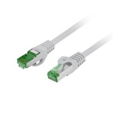 Lanberg S/FTP CAT.7 RJ45 Patch Kábel 10m - Szürke (PCF7-10CU-1000-S)