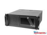 Lanberg SC01-4504-08B 19" 4U SZÉL:430mm MÉLY:450mm MAG:177mm táp nélküli rack szerver ház