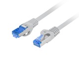 Lanberg SFTP Cat6A patch kábel 10m szürke (PCF6A-10CC-1000-S)