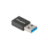 Lanberg Type-C 3.1 anya - USB-A apa adapter, fekete - AD-UC-UA-01
