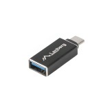 Lanberg Type-C 3.1 apa - USB-A anya adapter, OTG, fekete - AD-UC-UA-02