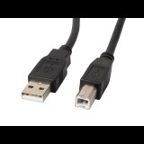 Lanberg USB 2.0 A-B összekötő kábel 1.8m ferrite fekete (CA-USBA-11CC-0018-BK) (CA-USBA-11CC-0018-BK) - Nyomtató kábel