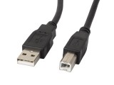 Lanberg USB 2.0 AM-BM nyomtató kábel 1.8m (CA-USBA-10CC-0018-BK)