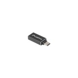 Lanberg USB 3.1 A to USB-C Adapter Black AD-UC-UA-02