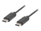 Lanberg USB C 3.1 Gen 1 kábel 0.5m (CA-CMCM-31CU-0005-BK)