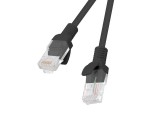 Lanberg UTP Cat6 Ethernet kábel 10m fekete (PCU6-10CC-1000-BK)