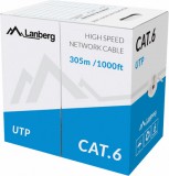 Lanberg UTP CAT6 Hálózati kábel 305m - Szürke