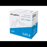 Lanberg UTP CAT6 LAN kábel 305m Szürke (LCU6-11CU-0305-S)