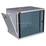 LANDE LN-EUBOX12U5445-LG-1 EURObox 19" 12U 540x450 szürke fali rack szekrény (LN-EUBOX12U5445-LG-1)