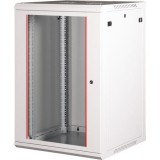 Lande PROlineB 600x600 lapraszerelt 18U 19" fali rack szekrény szürke (LN-WB-18U6060-LG-F) (LN-WB-18U6060-LG-F)