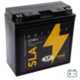 Landport LT14B-4, YT14B-4 12V 12Ah gondozásmentes AGM (zselés) motor akkumulátor