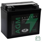 Landport LTX12-BS, YTX12-BS 12V 10Ah gondozásmentes AGM (zselés) motor akkumulátor