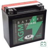 Landport LTX14-BS,  YTX14-BS 12V 12Ah gondozásmentes AGM (zselés) motor akkumulátor