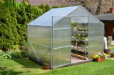 Lanitplast üvegház DOMIK 2,6x2 m PC 4 mm