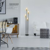 Lanny Rabalux álló lámpa 136cm vezeték kapcsoló 4x E27 fekete, arany