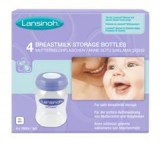 Lansinoh anyatejtároló palackok 160ml 4db-os