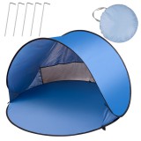 Lantoska XL felnyitható strandsátor hordtáskával 146 × 146 cm – kék
