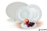 Lapostányér,ROTBERG, fehér, 24 cm, 6db-os szett, "Basic"