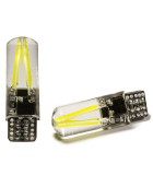 Laserline 4 filament LED-es T10 COG dióda, szilikon, fehér - SMP T10 COG - párban