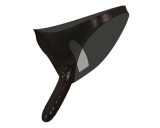 Late X LATEX - alsó külső és belső dildóval - fekete (S-L)