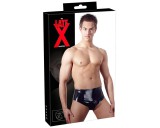 Late X LATEX - férfi alsó belső kúpos anál dildóval (fekete)