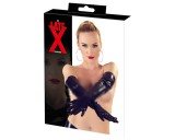 Late X LATEX - hosszú, unisex kesztyű (fekete)