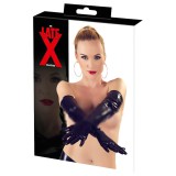 Late X LATEX - hosszú, unisex kesztyű (fekete)