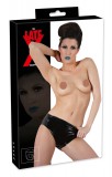Late X LATEX - női bugyi belső dildóval (fekete)