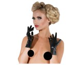 Late X LATEX - rövid, unisex kesztyű (fekete)