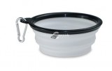 Latex hordozható etető és itató tál kutyáknak (350ML)