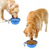 Latex hordozható etető és itató tál kutyáknak (350ML)