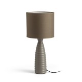 LAURA asztali lámpa bézsszürke 230V LED E27 15W