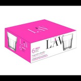 LAV Aras Whisky 305ml Whiskys üveg pohár szett 6 darabos (LV-ARA233F)